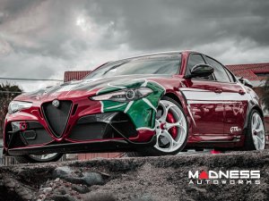 Alfa Romeo Giulia Quadrifoglio GTAm Conversion Kit by PariS'5 GaraGe - Complete Kit - FRP/ Carbon Fiber Combo Alfa Romeo Giulia Quadrifoglio GTAm Conversion Kit by PariS'5 GaraGe - Complete Kit - FRP/ Carbon Fiber Combo